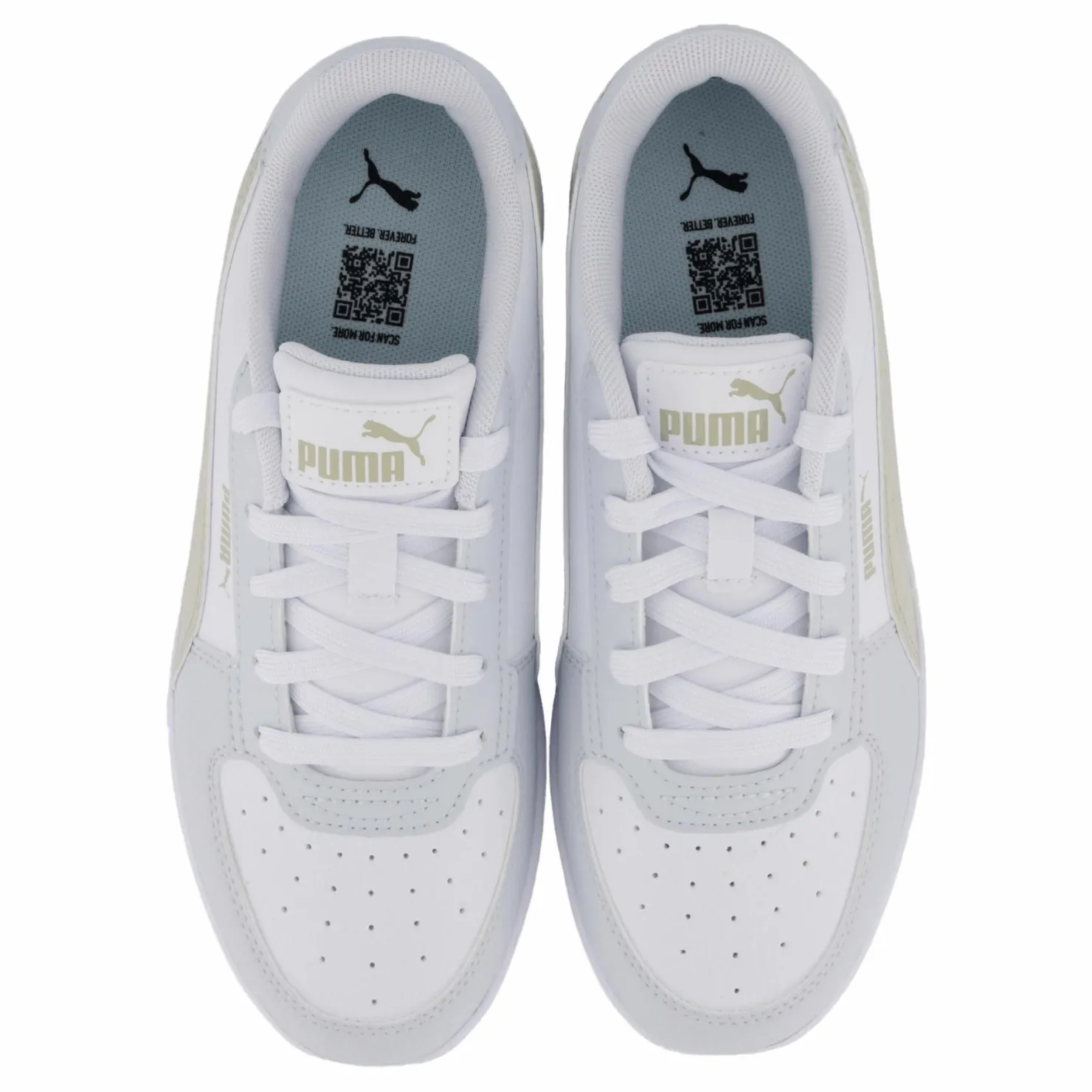 Puma Caven 2.0 Ps White-desert Dust-silver Vit Clearance