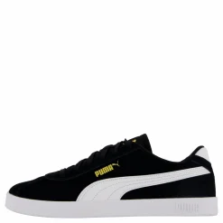 Puma Club Ii Black- White- Gol Svart