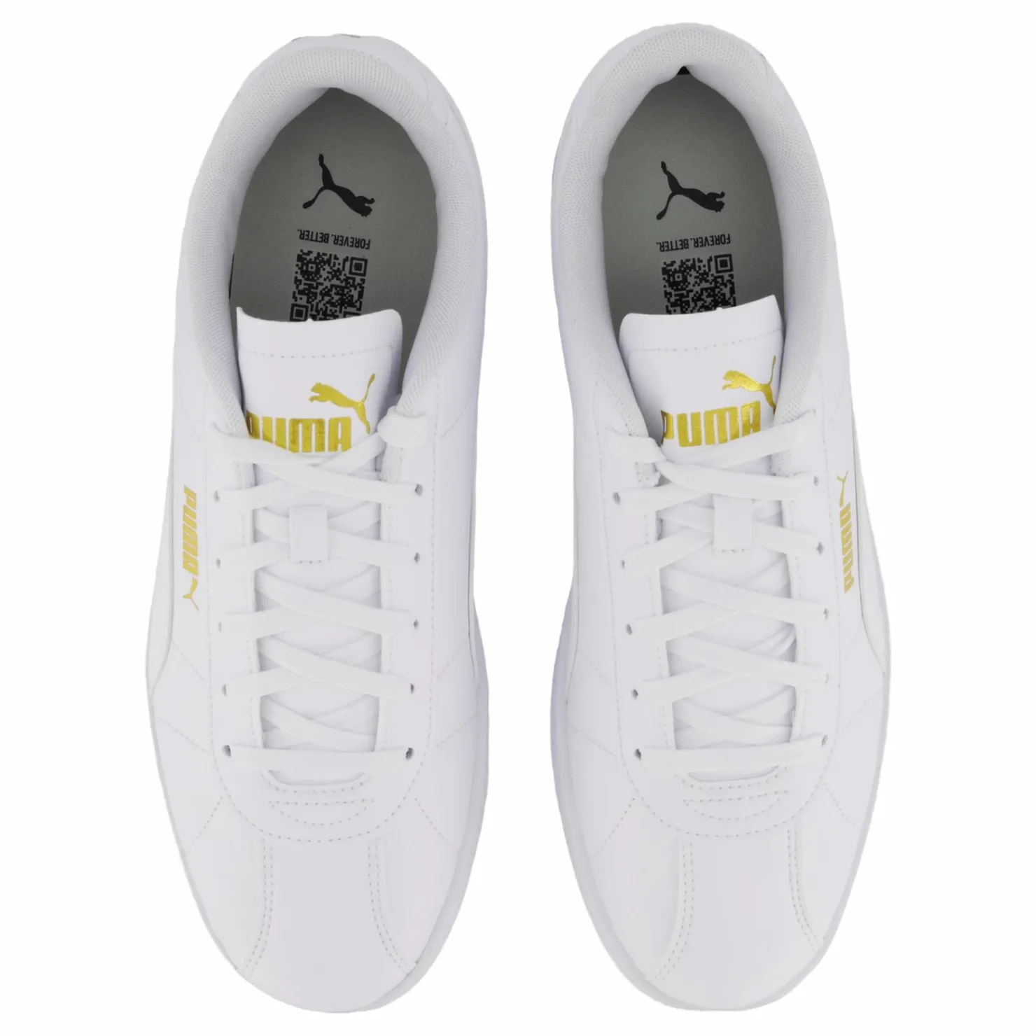 Puma Club Ii Sl White- Gold Vit Sale