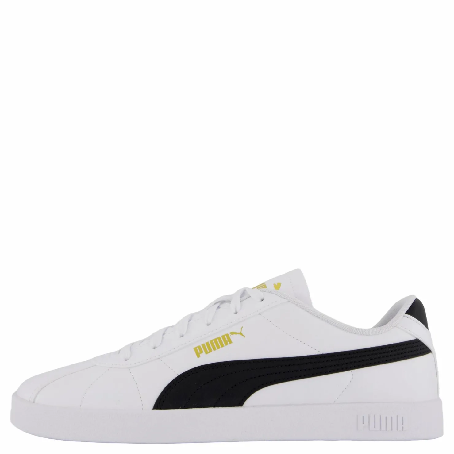Puma Club Ii Sl White- Black- Gol Vit Clearance