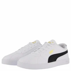 Puma Club Ii Sl White- Black- Gol Vit Clearance