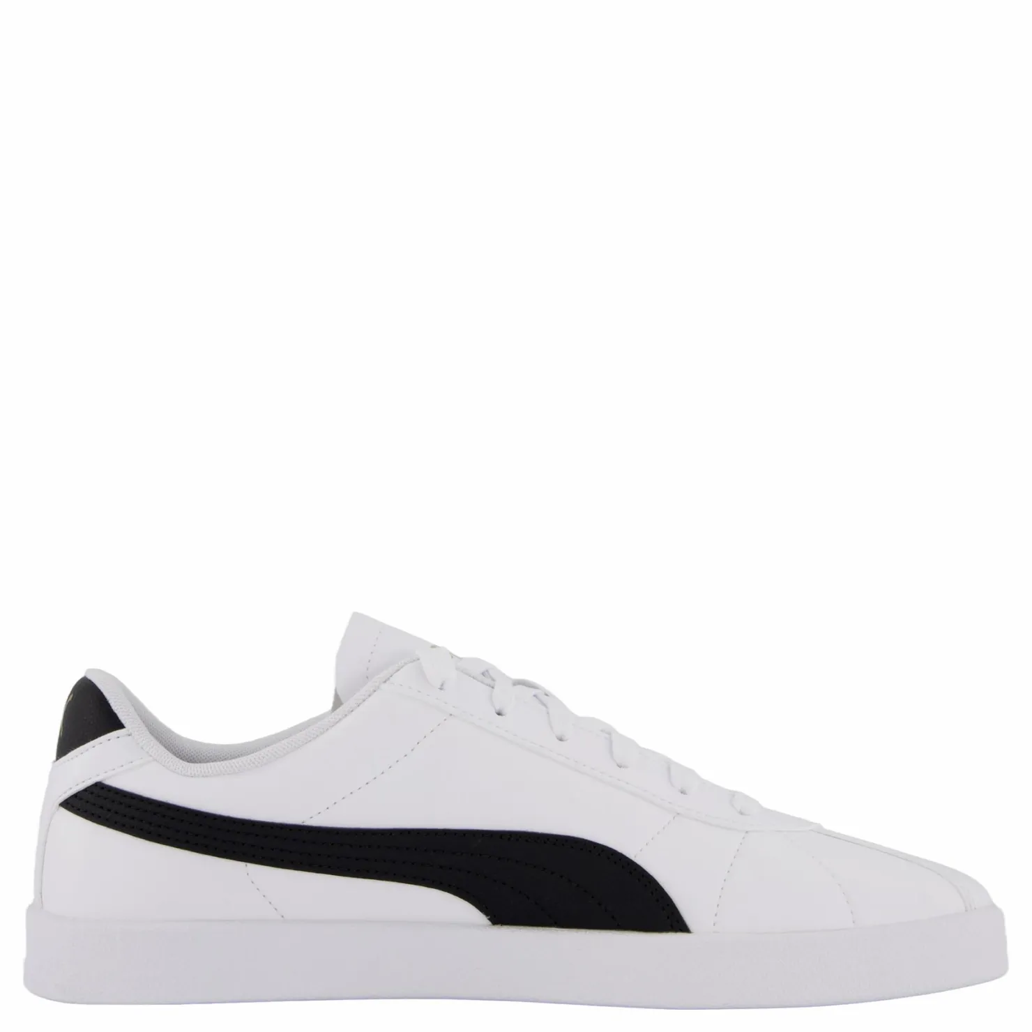 Puma Club Ii Sl White- Black- Gol Vit Clearance