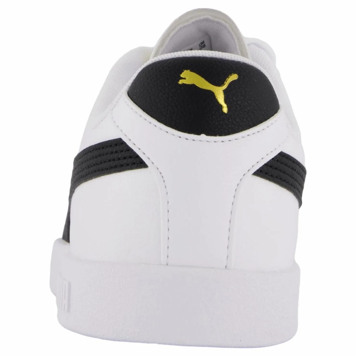 Puma Club Ii Sl White- Black- Gol Vit Clearance