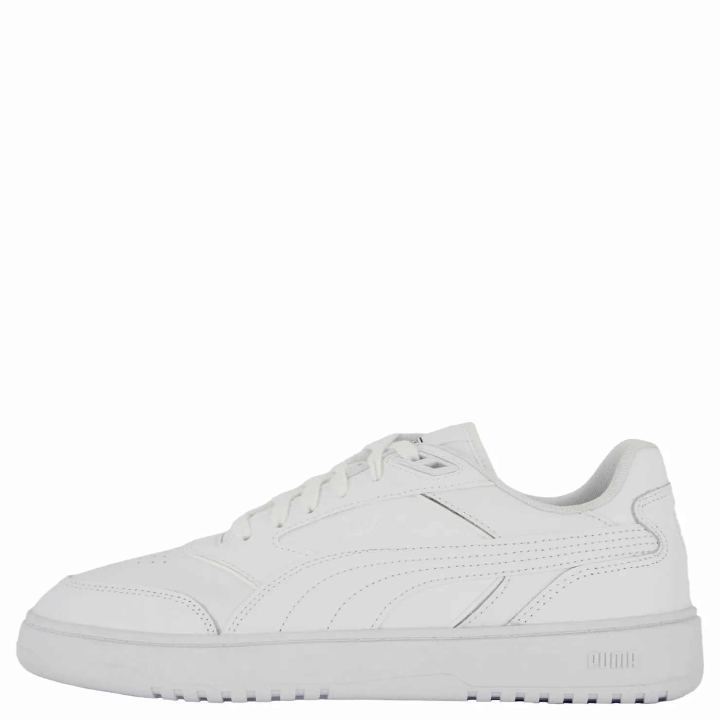 Puma Doublecourt White-cool Light Gray Vit Outlet