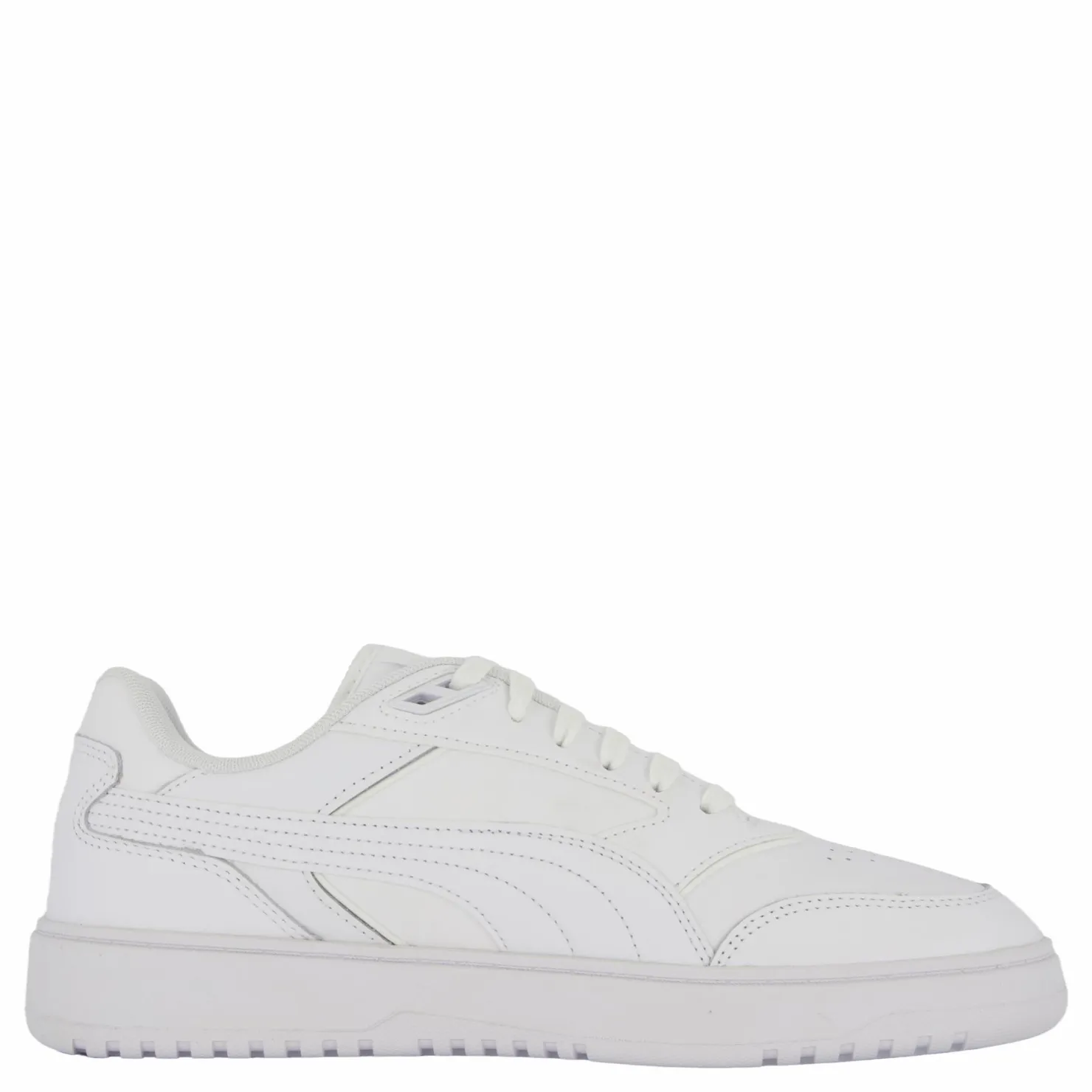 Puma Doublecourt White-cool Light Gray Vit Outlet