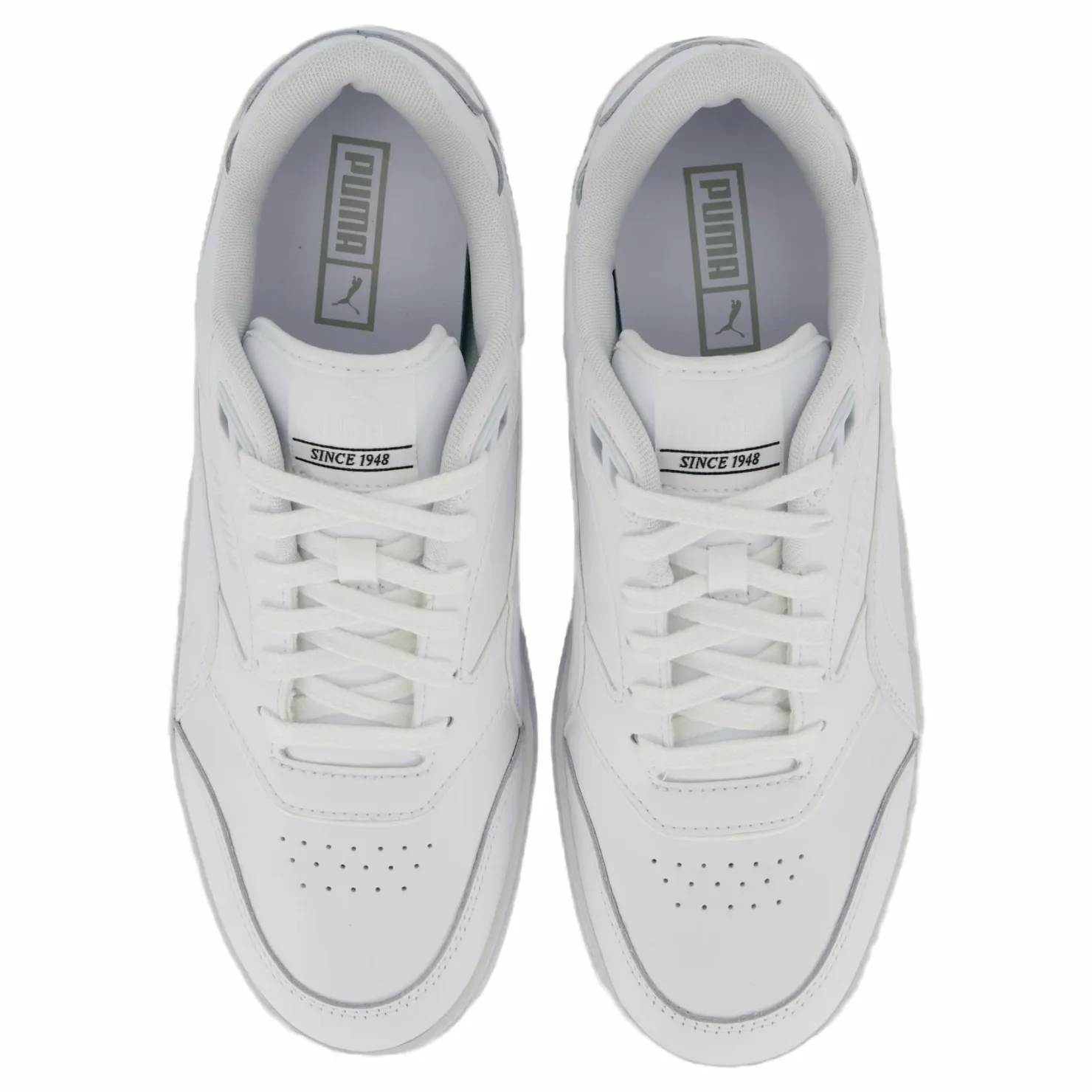 Puma Doublecourt White-cool Light Gray Vit Outlet