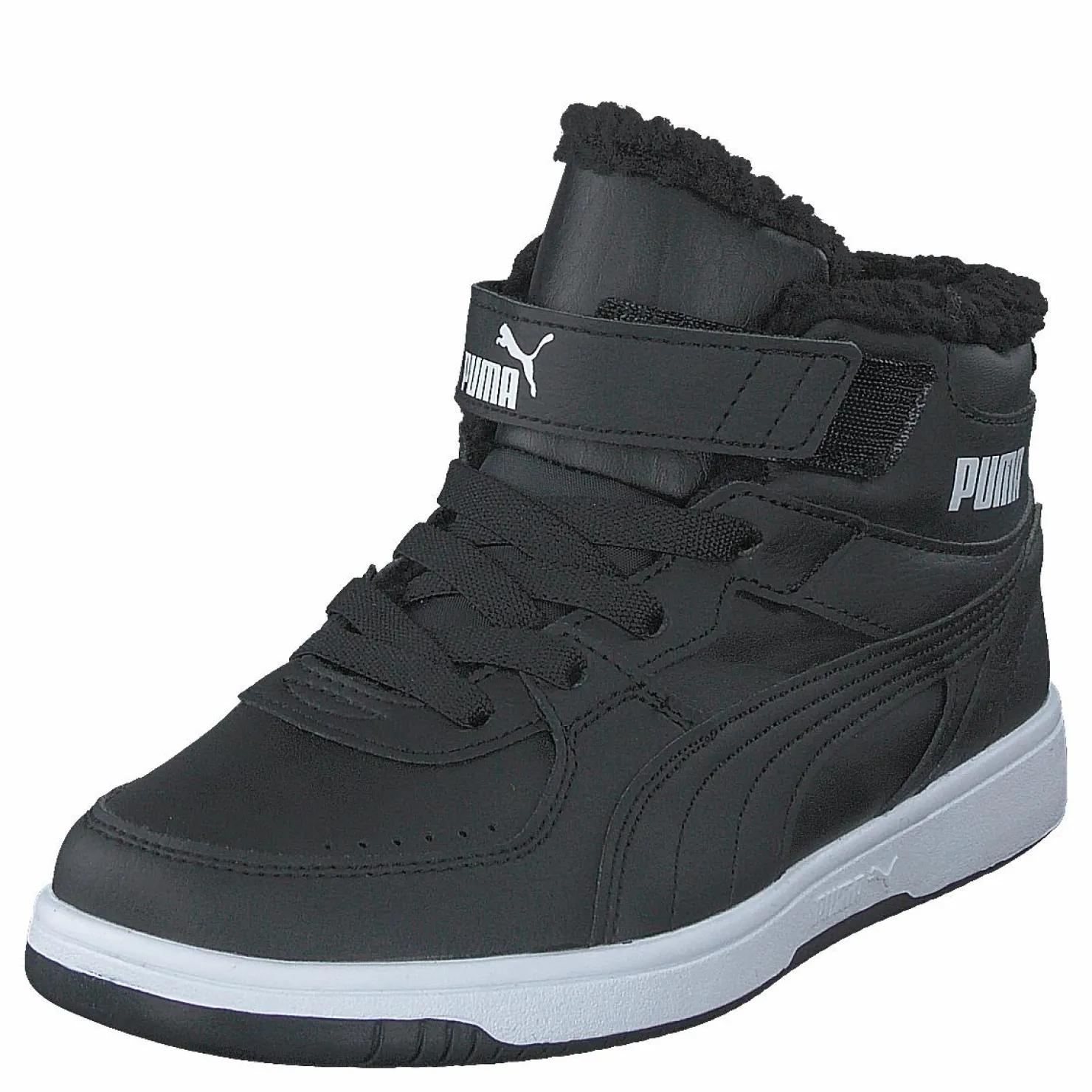 Puma Rebound Joy Fur Ps Black- White Svart Sale