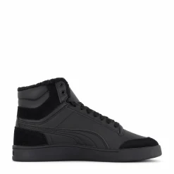 Puma Shuffle Mid Fur Black- Black-steel Gr Svart New