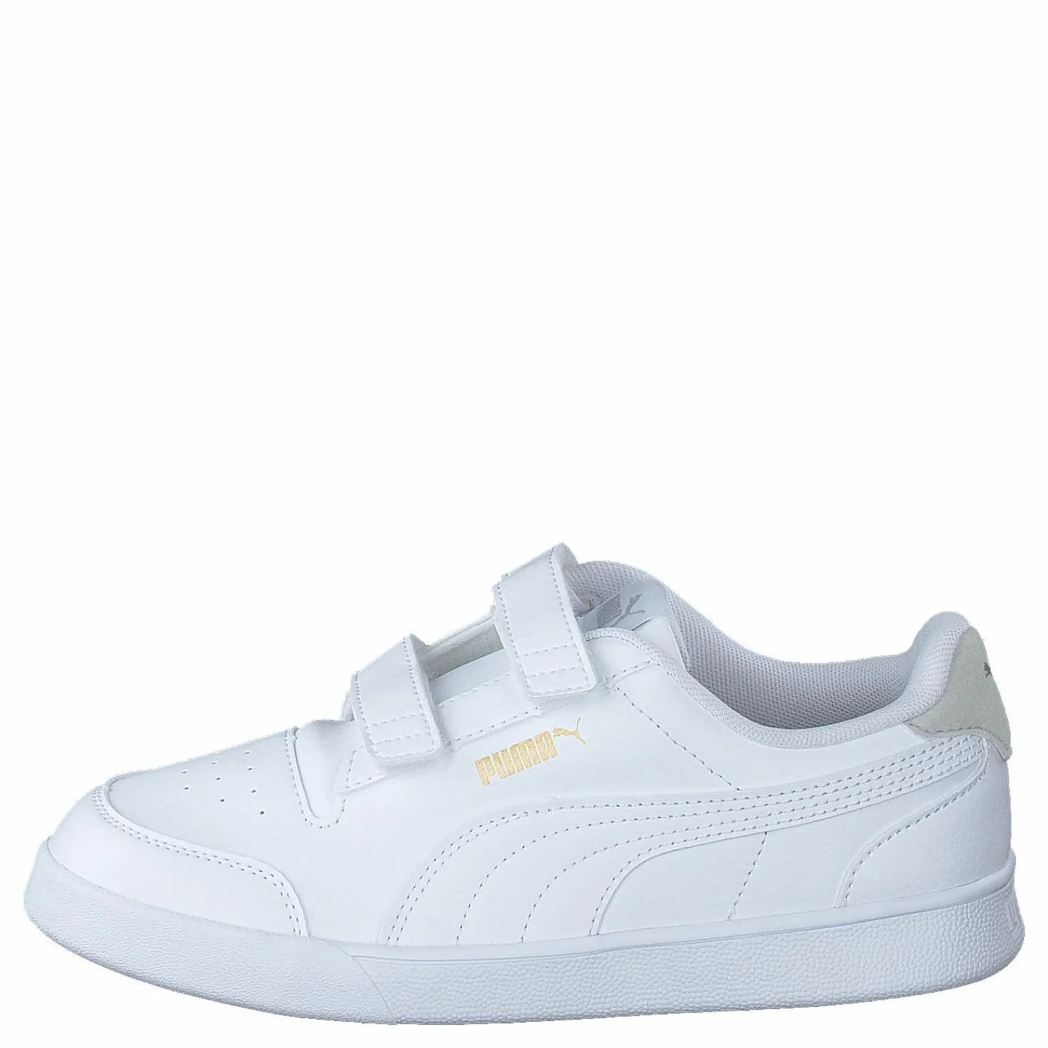 Puma Shuffle V Ps White-grayviolet-teamgold Guld och Vit Outlet