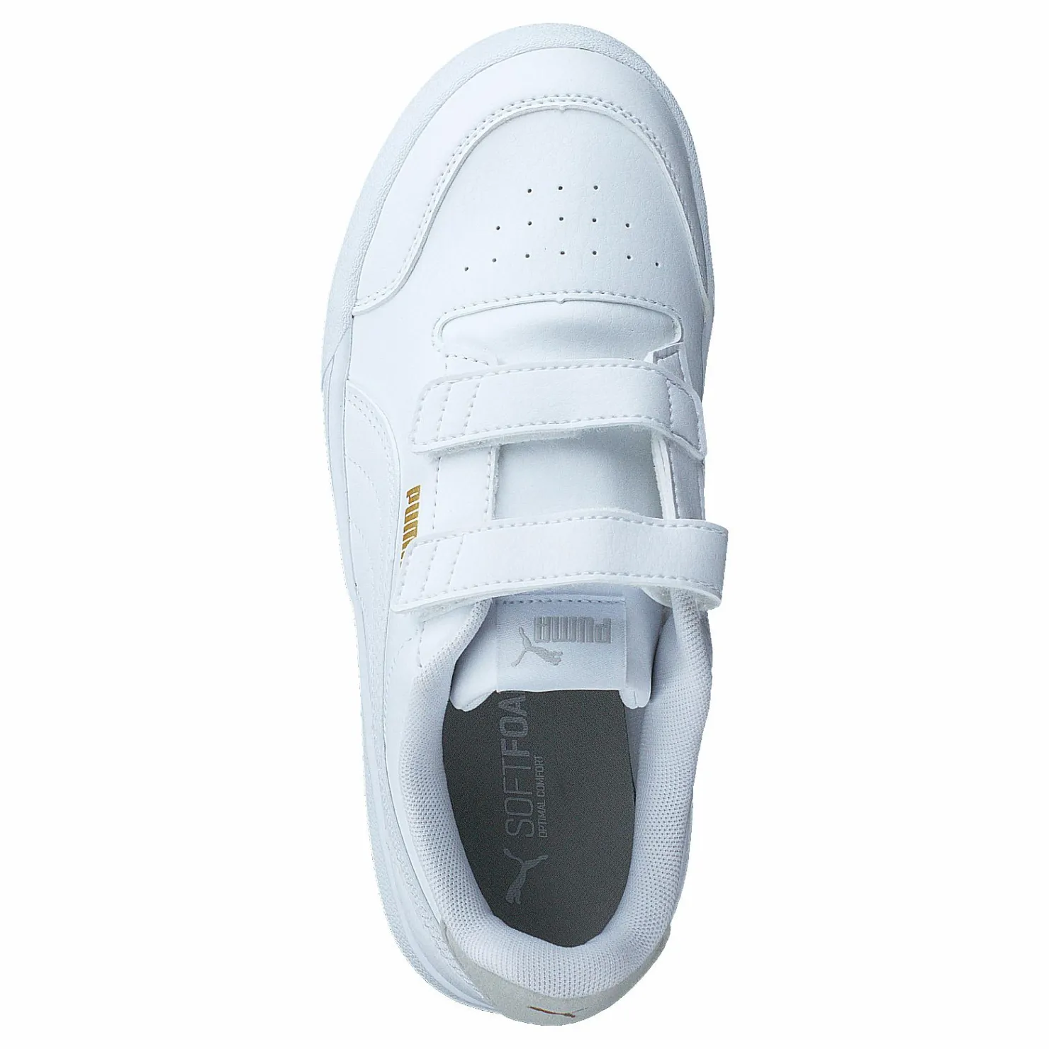 Puma Shuffle V Ps White-grayviolet-teamgold Guld och Vit Outlet