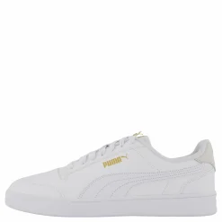 Puma Shuffle White-white-teamgold Guld och Vit