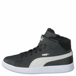 Puma Smash V2 Mid L Fur V Ps Black- White Svart Best