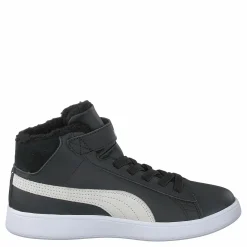 Puma Smash V2 Mid L Fur V Ps Black- White Svart Best