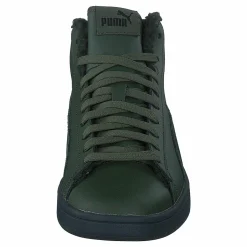 Puma Smash V2 Mid Wtr L Dark Green/Black Svart Best