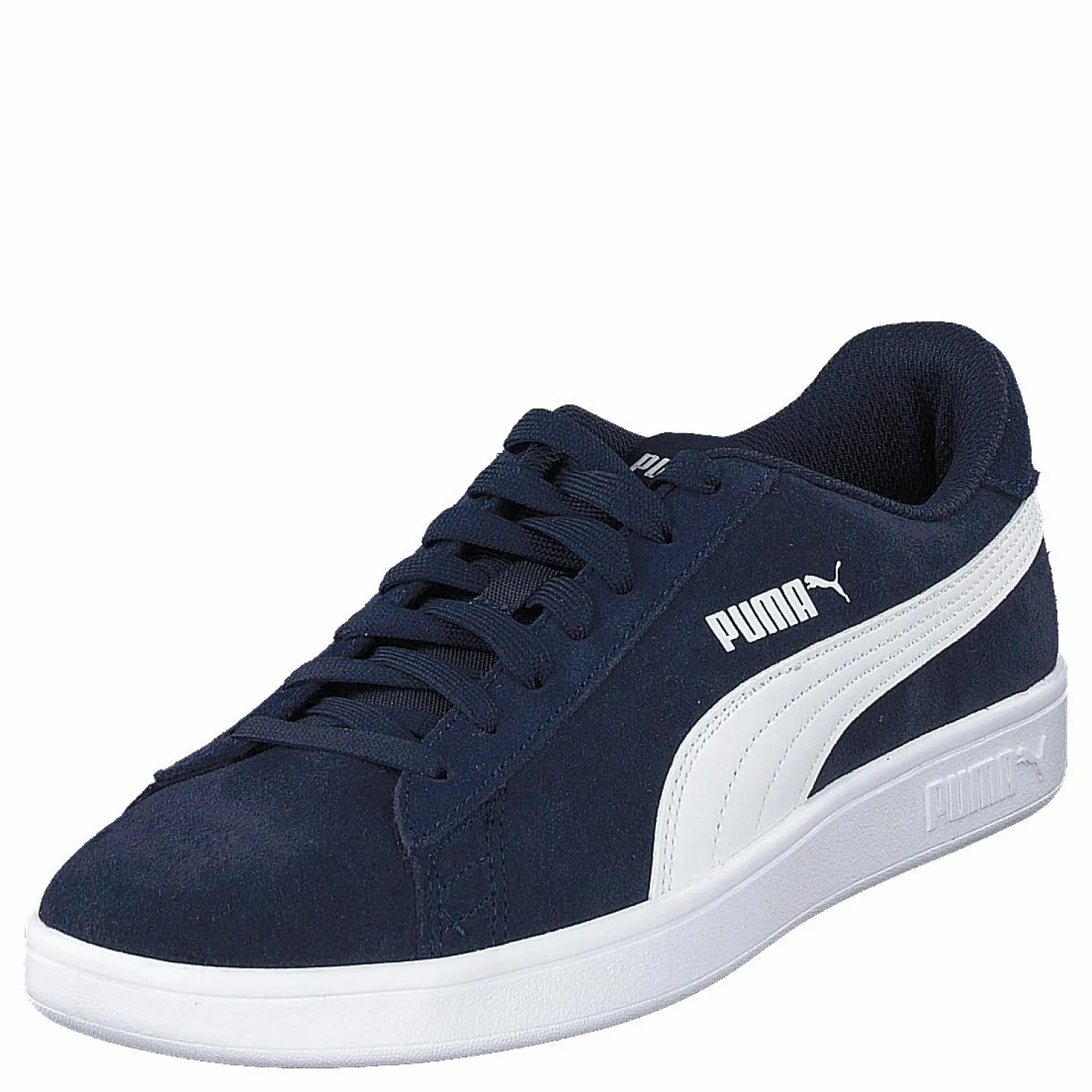 Puma Smash V2 Peacoat- White Blå Discount