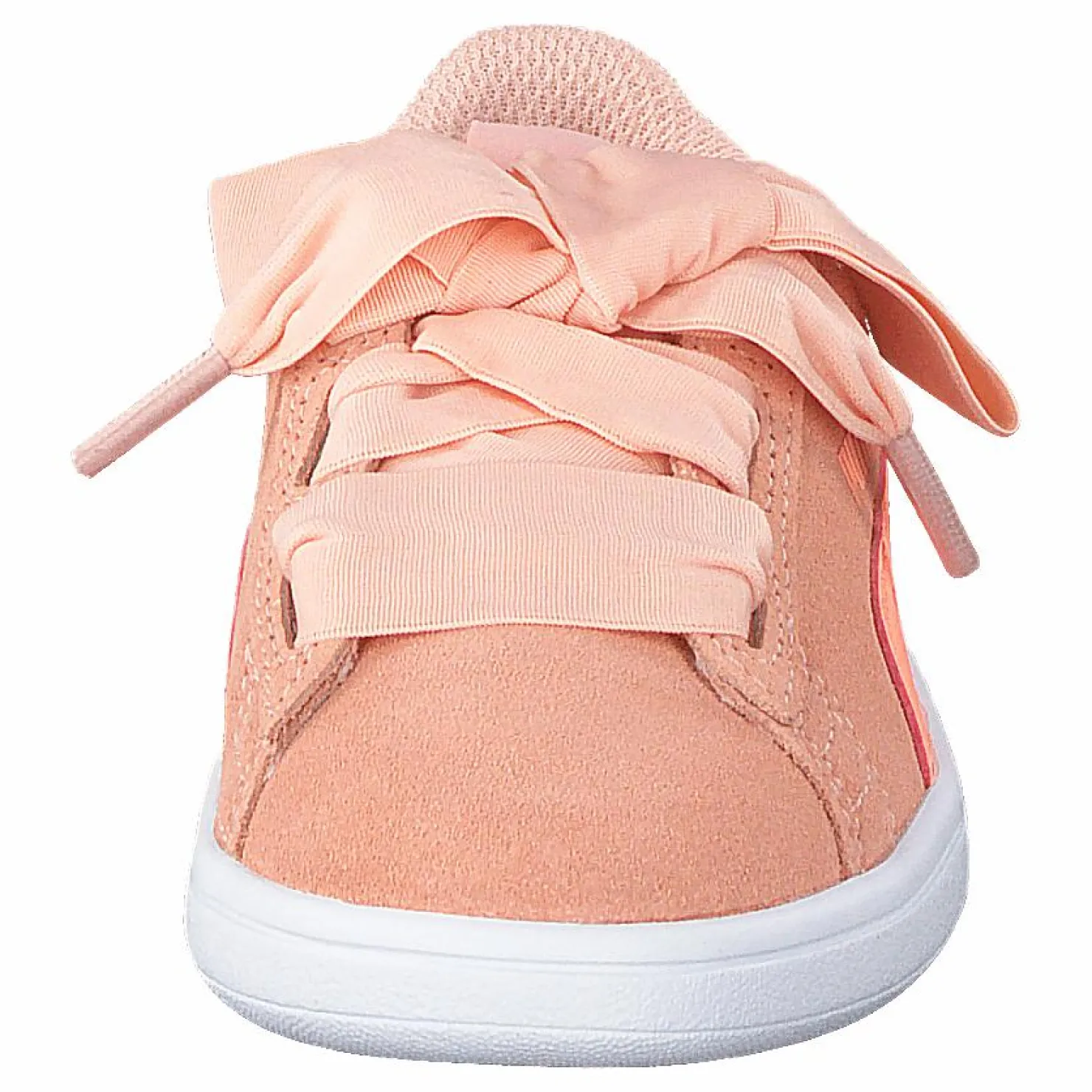 Puma Smash V2 Ribbon Ac Ps Peach Bud-bright Peach Rosa och Beige Sale