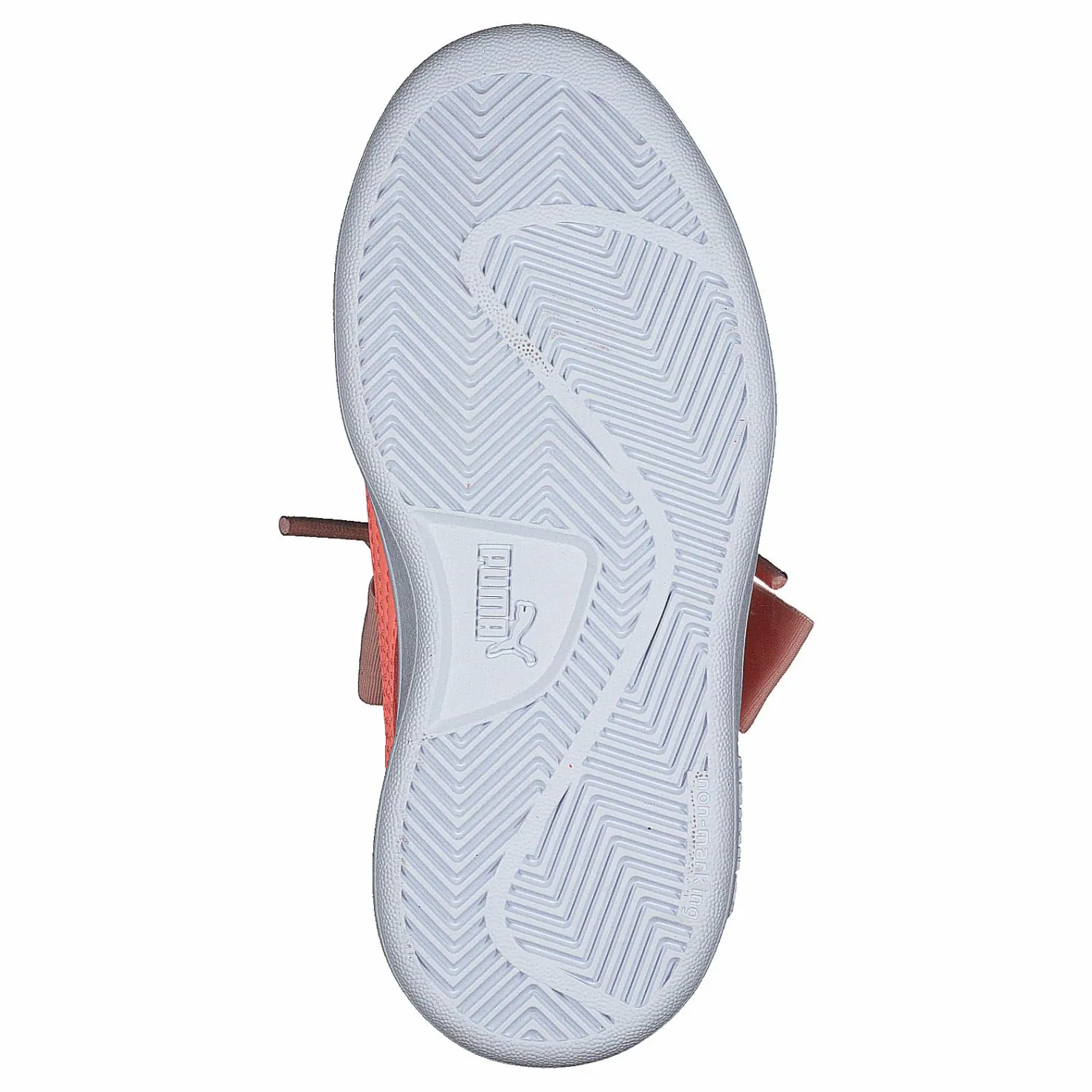 Puma Smash V2 Ribbon Ac Ps Peach Bud-bright Peach Rosa och Beige Sale