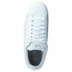 Puma Vikky Platform Ep Q2 White- White Vit New