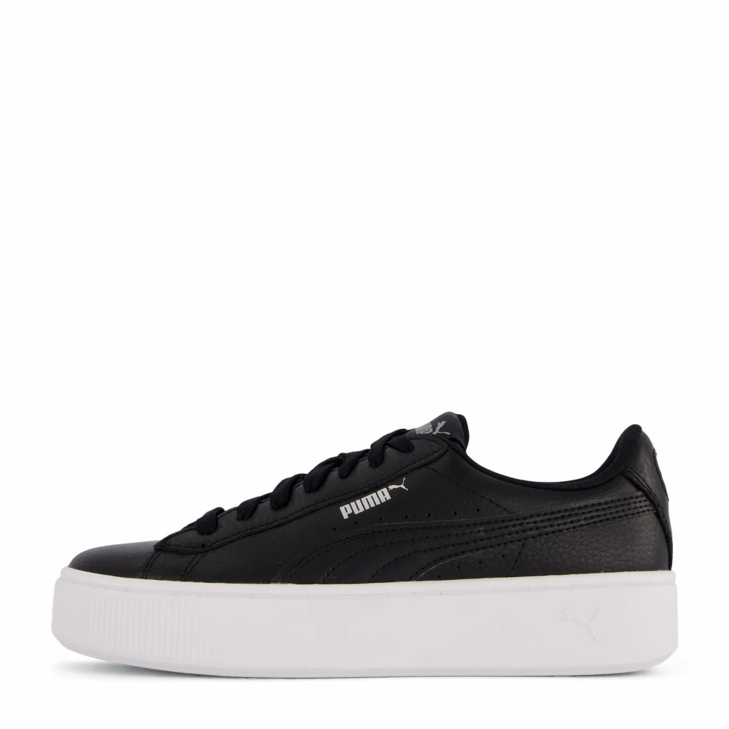 Puma Vikky Stacked L Black- Black Grå Discount