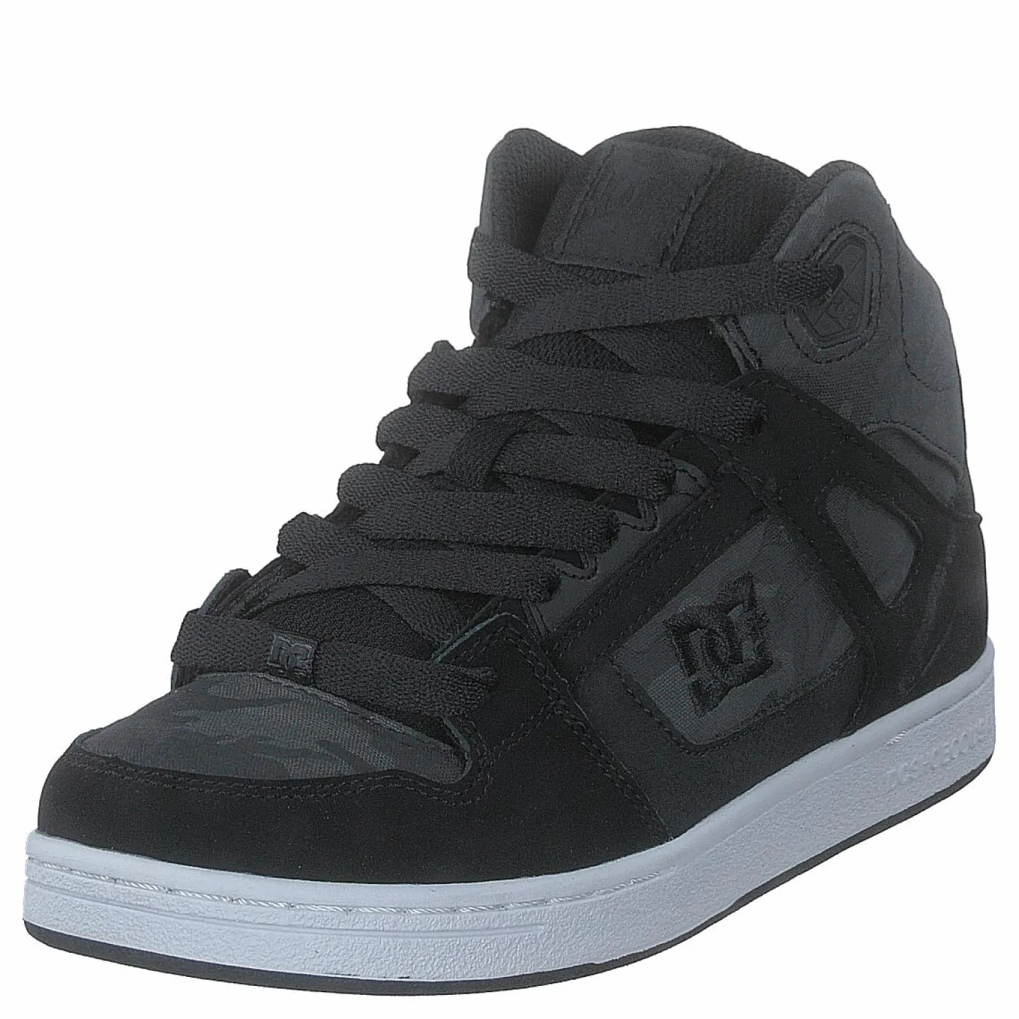 DC Shoes Pure High-top Black Camouflage Svart Sale