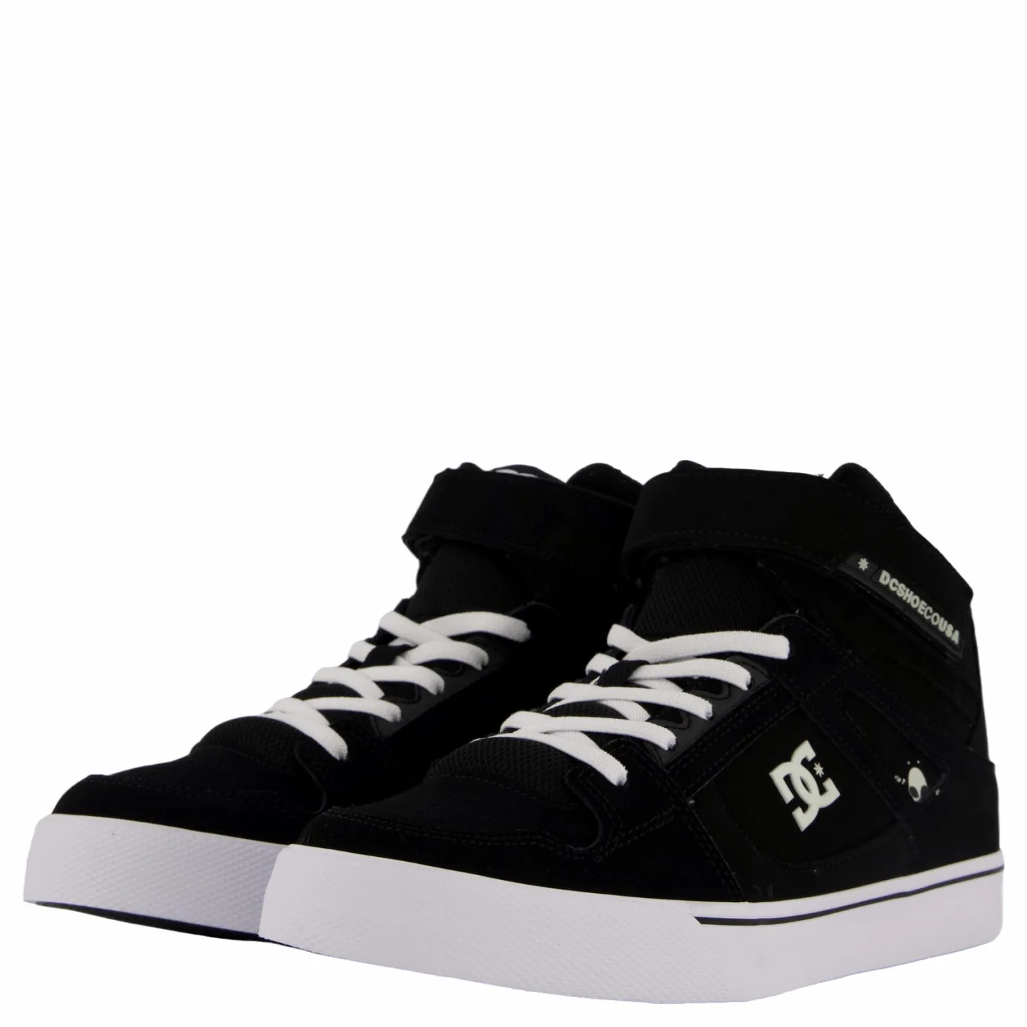 DC Shoes Pure High-top Ev Black/glow Svart Clearance