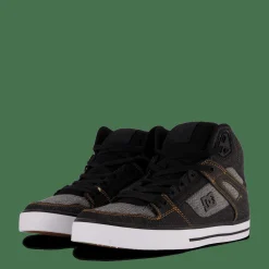 DC Shoes Pure High-top Wc Black/armor/black Svart New