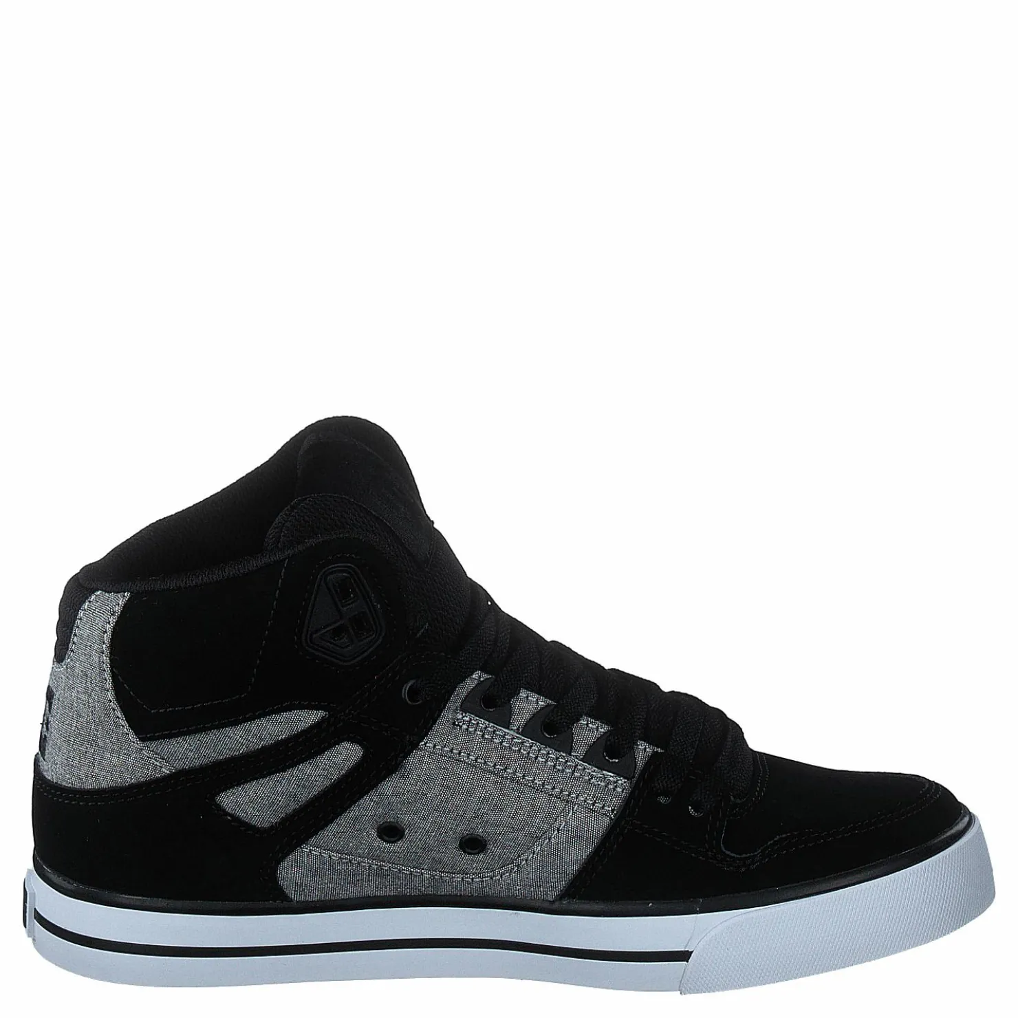 DC Shoes Pure High-top Wc Black/battleship/armor Svart