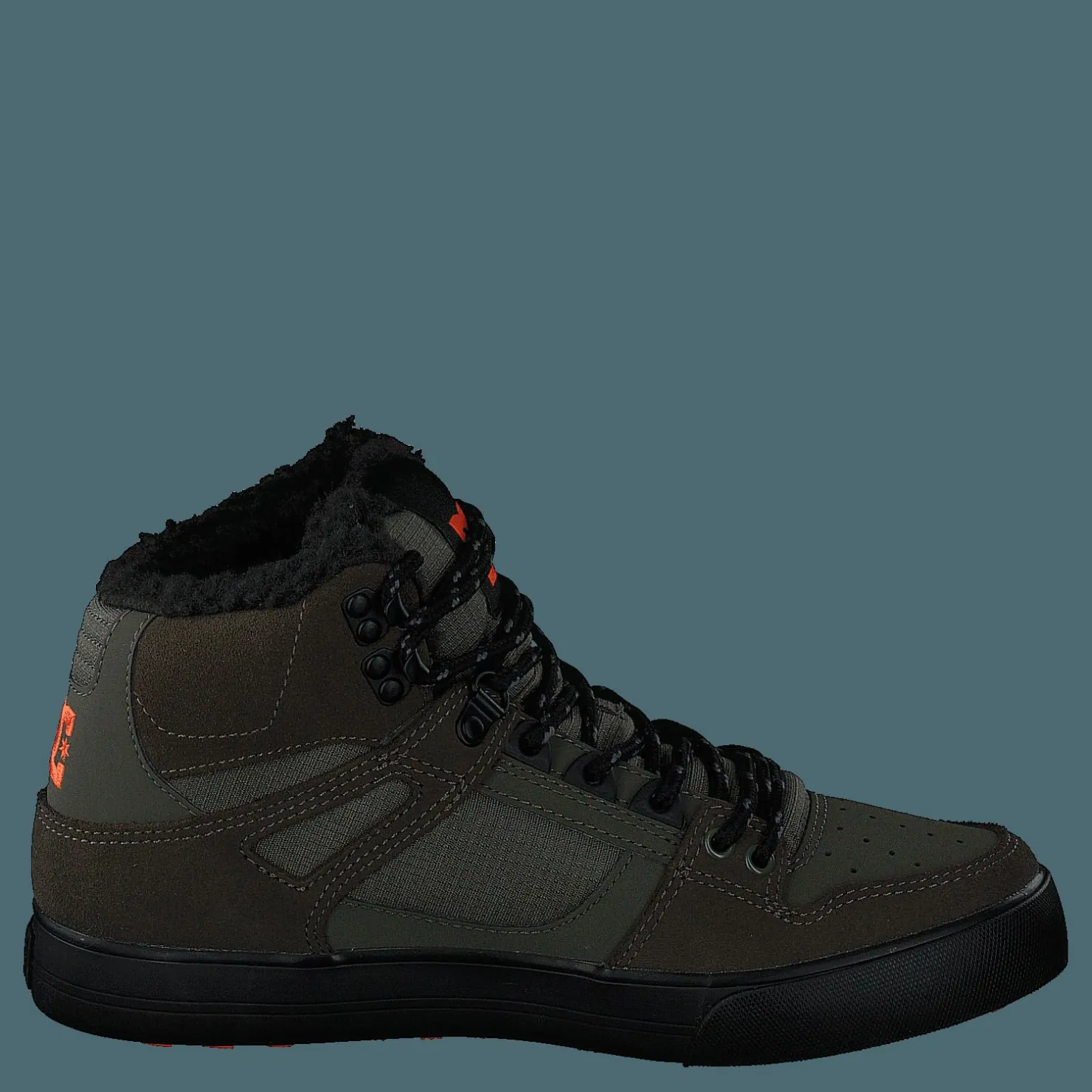 DC Shoes Pure High-top Wc Wnt Dusty Olive/orange Grön Sale