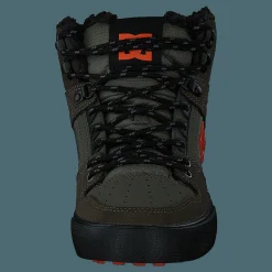 DC Shoes Pure High-top Wc Wnt Dusty Olive/orange Grön Sale