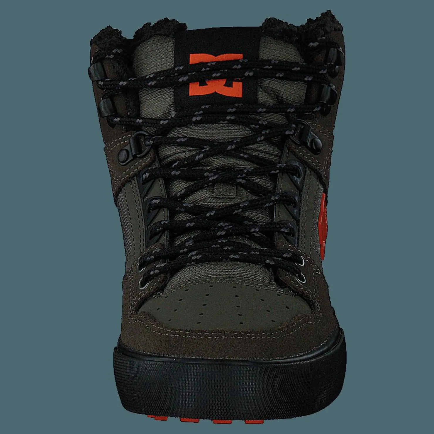 DC Shoes Pure High-top Wc Wnt Dusty Olive/orange Grön Sale