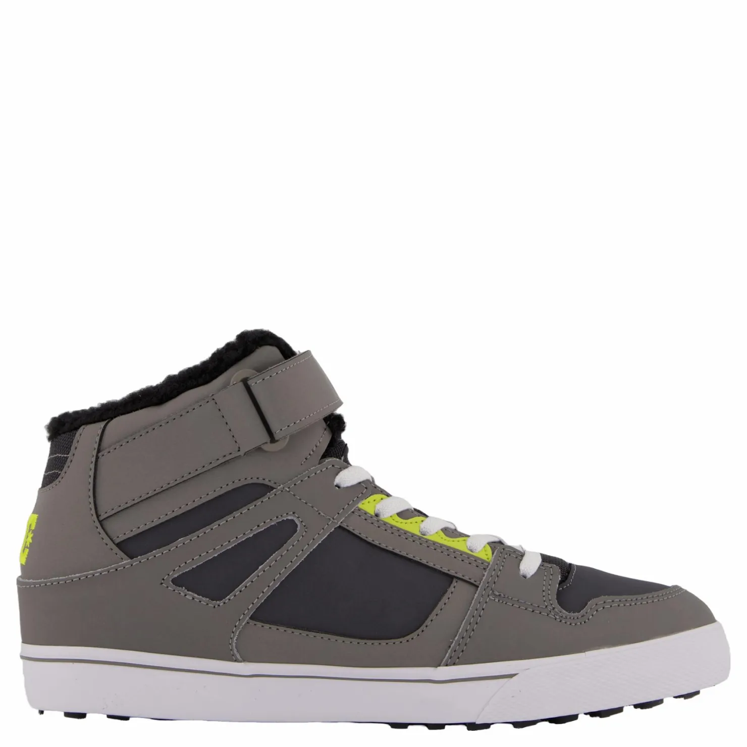 DC Shoes Pure High-top Wnt Ev Grey/grey/green Grå Online