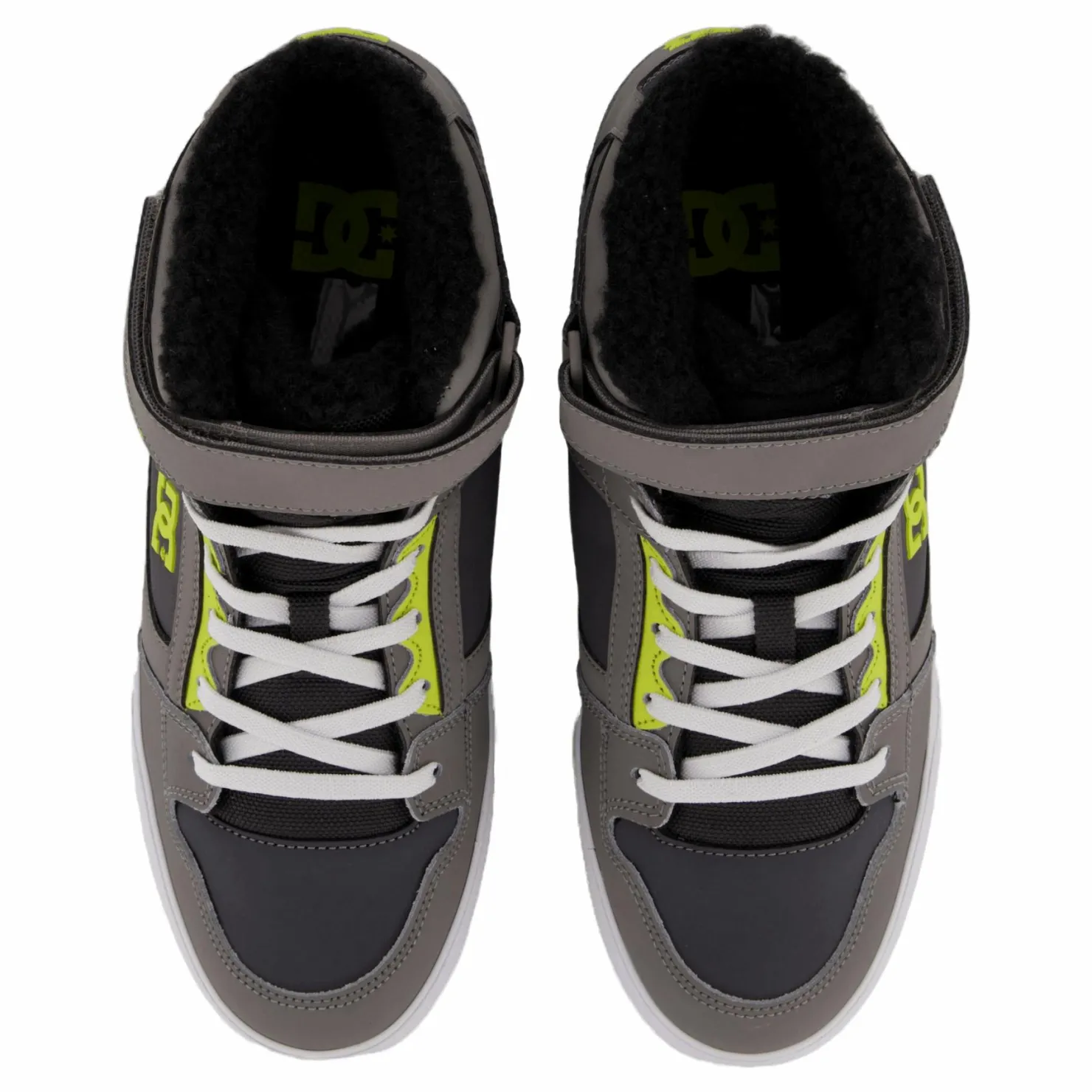 DC Shoes Pure High-top Wnt Ev Grey/grey/green Grå Online
