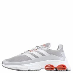 adidas Quadcube Shoes Dash Grey / Dash Grey / Grey Two Vit och Röd Sale
