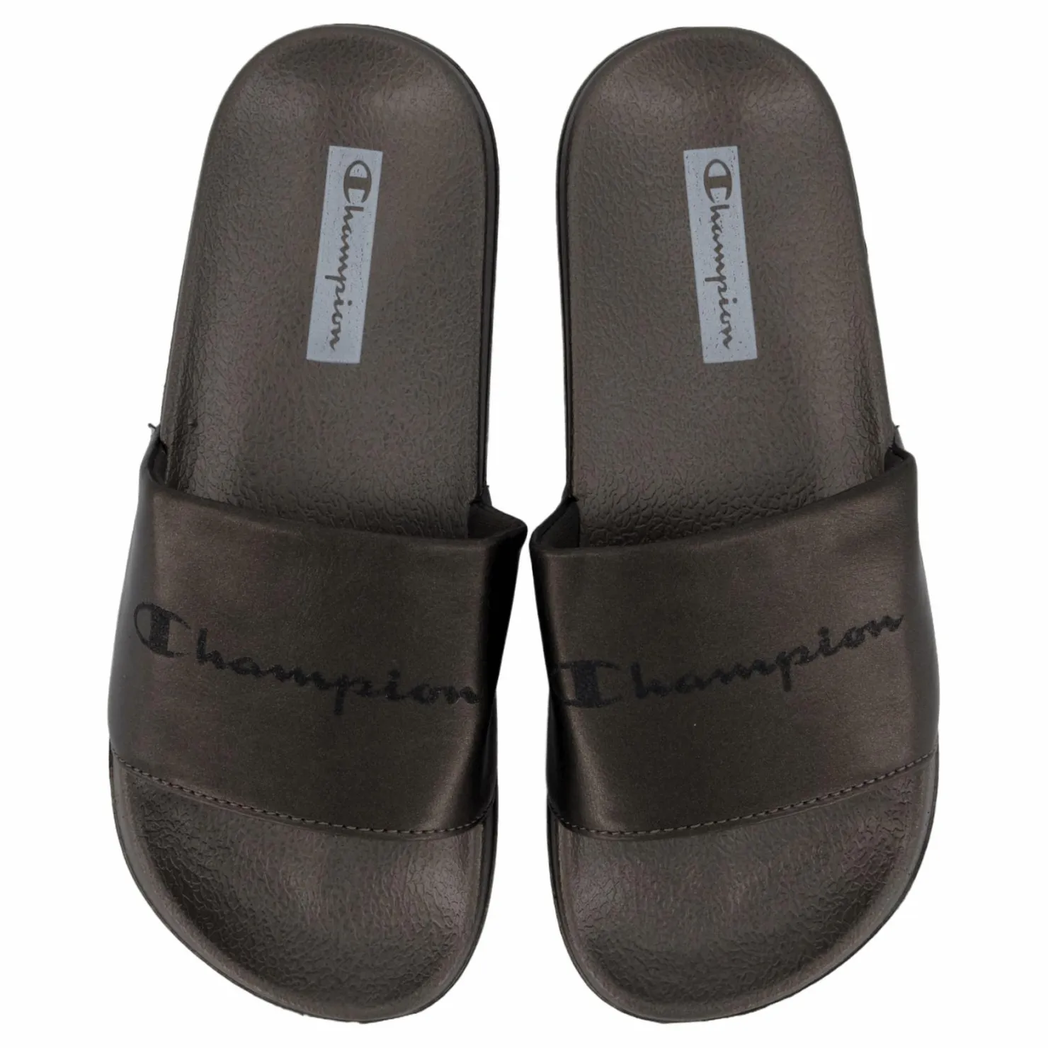 Champion Queens Slide Fallen Rock Svart Discount