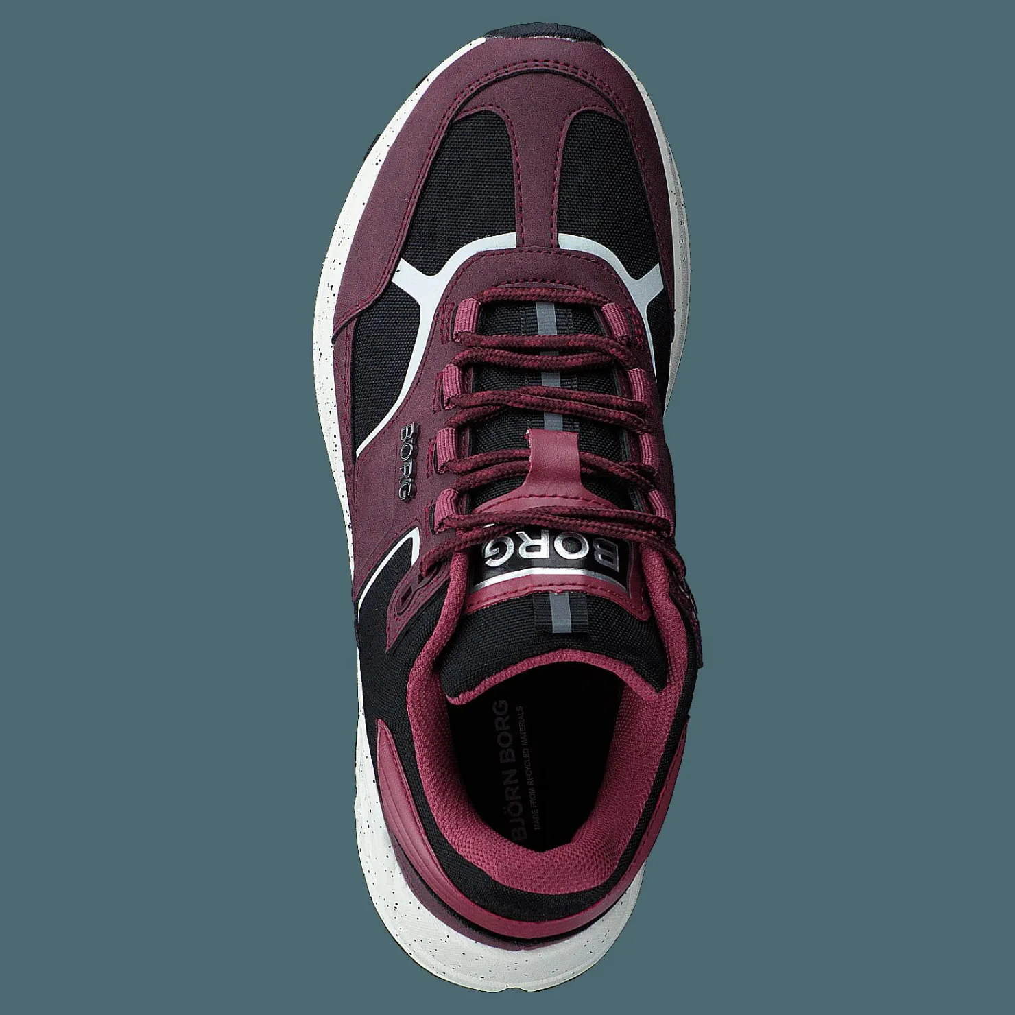 Björn Borg R1300 Mid Blk Spk W Burgundy-black Lila Discount