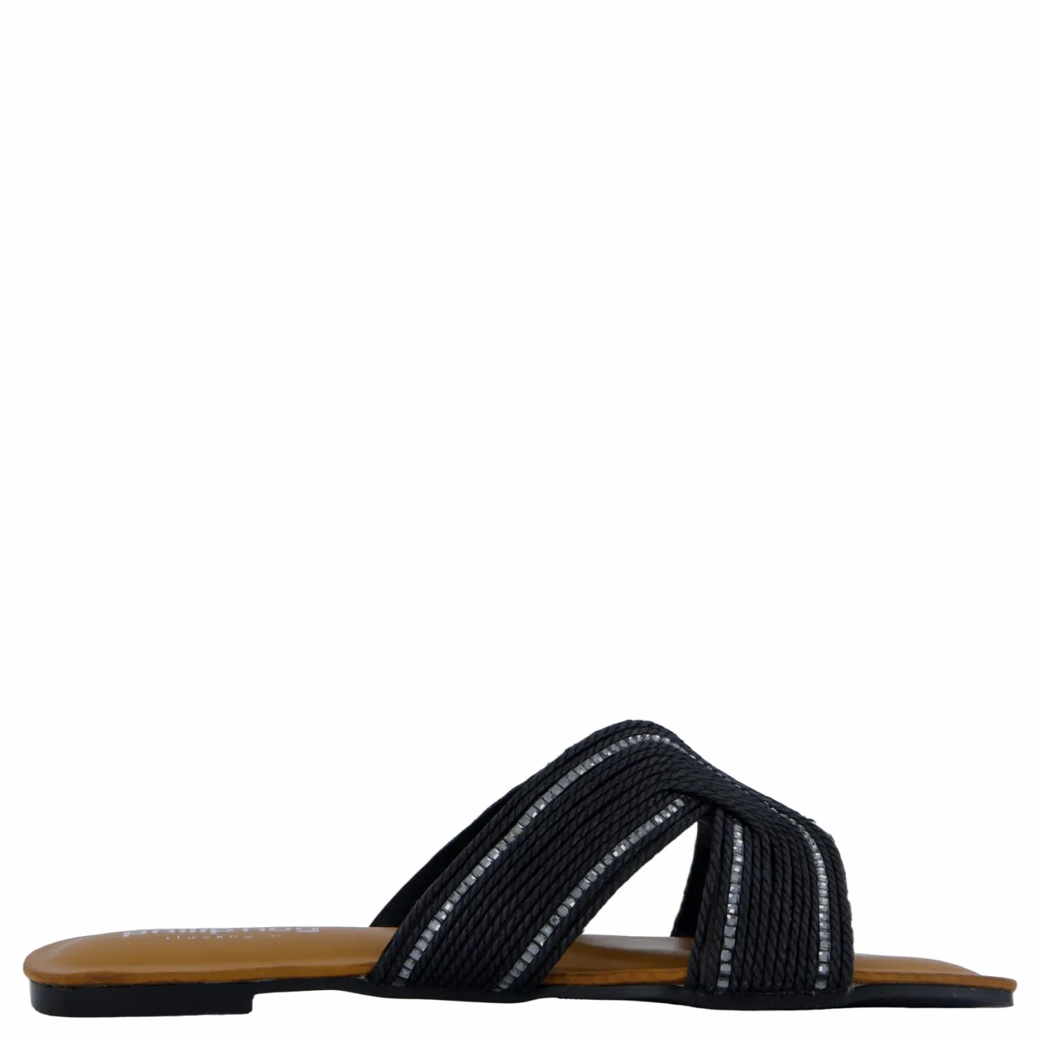 Philip Hog Raffia Black New