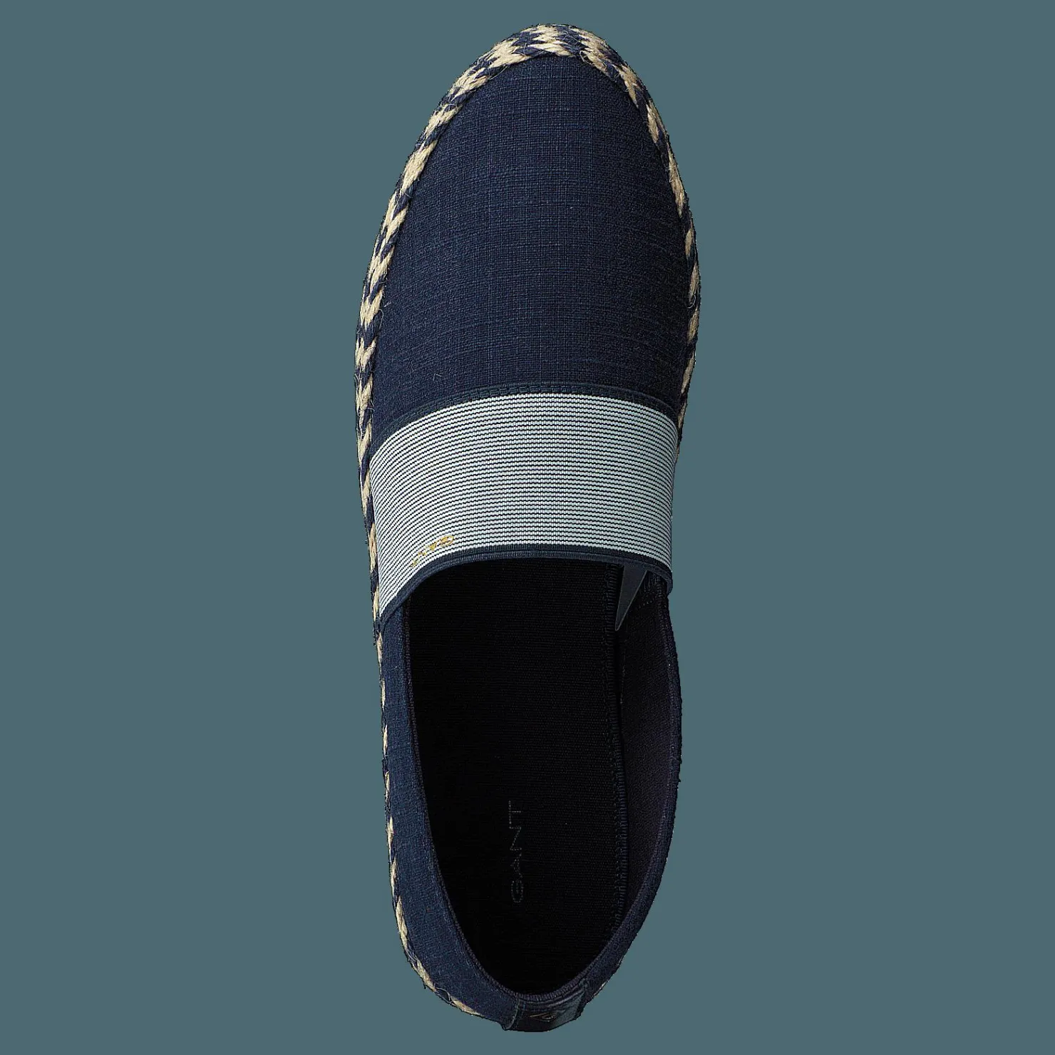 Gant Raffiaville Espadrille G69 - Marine Svart Clearance