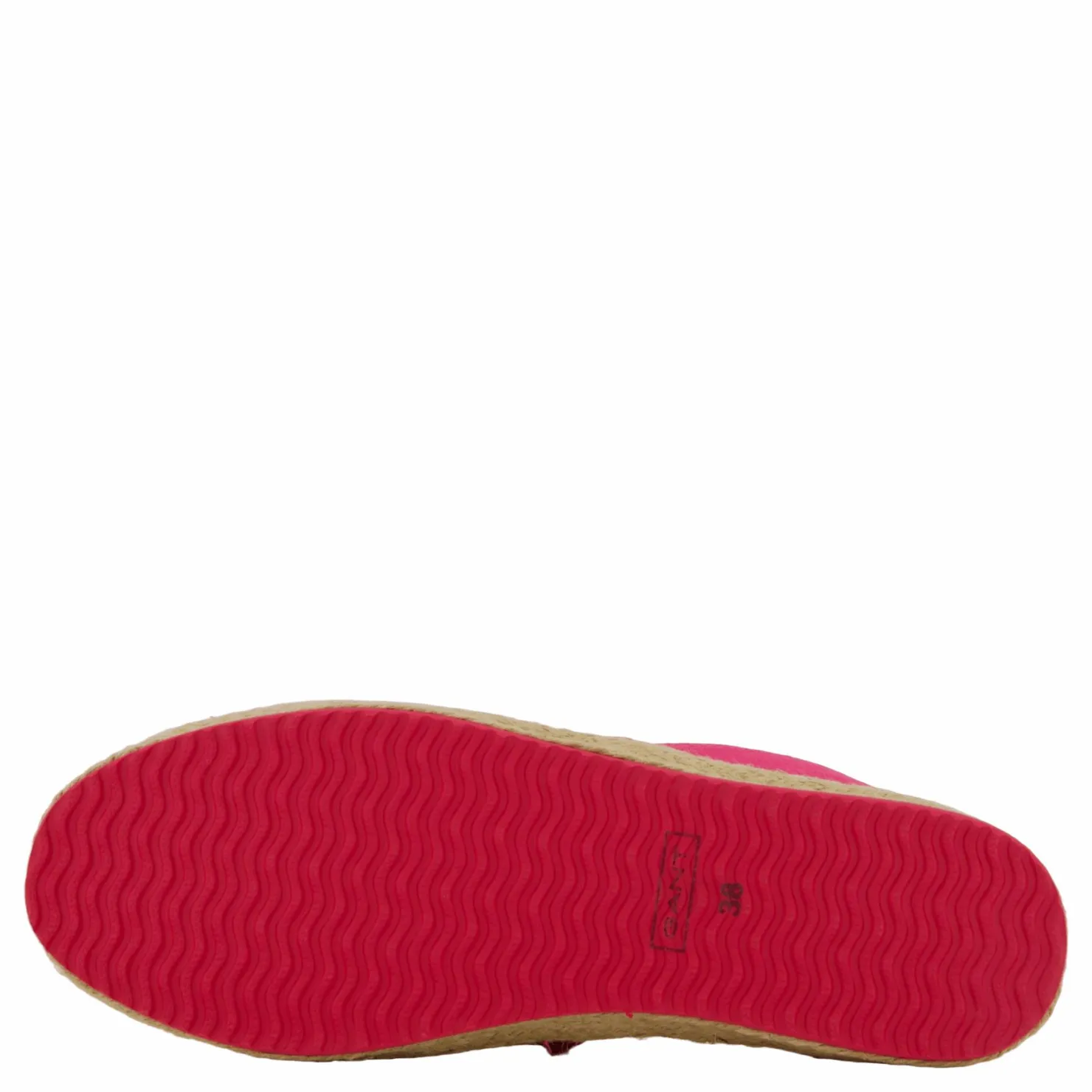 Gant Raffiaville Espadrille Hot Pink Rosa Clearance