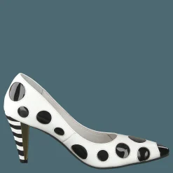 Lola Ramona Ramona White/black Dots Vit Sale