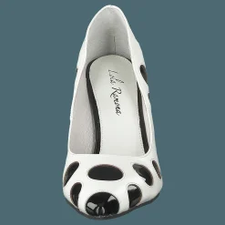 Lola Ramona Ramona White/black Dots Vit Sale