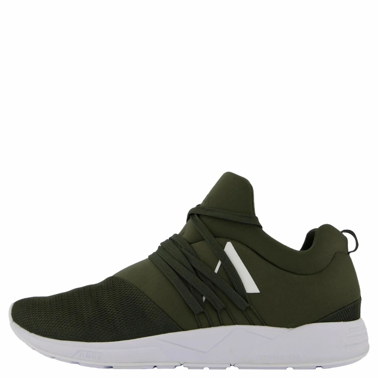 ARKK Copenhagen Raven Mesh PET S-E15 Dark Army White - Men Vit Outlet