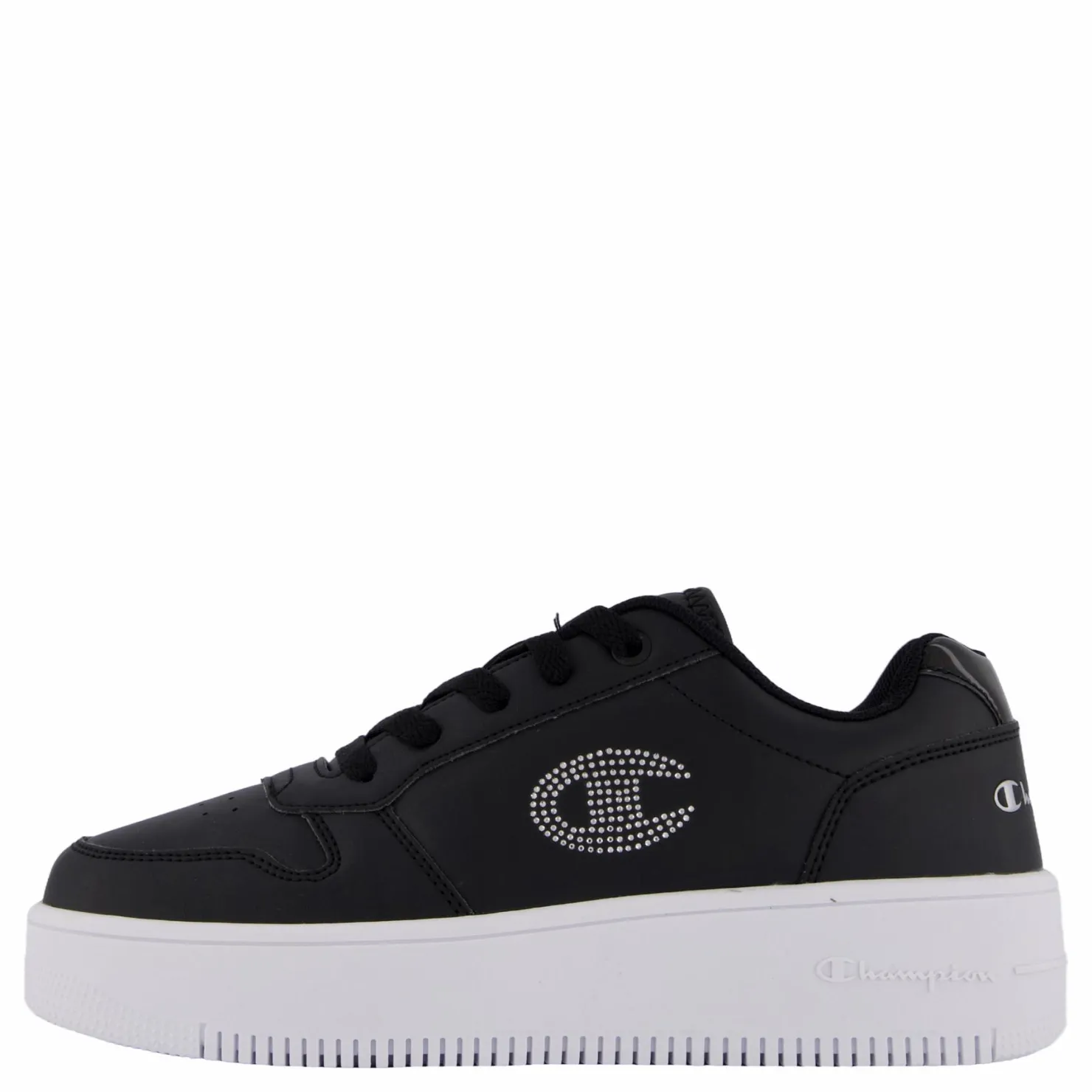 Champion Rd18 Platform Glitter G Gs Low Black Beauty Svart Clearance