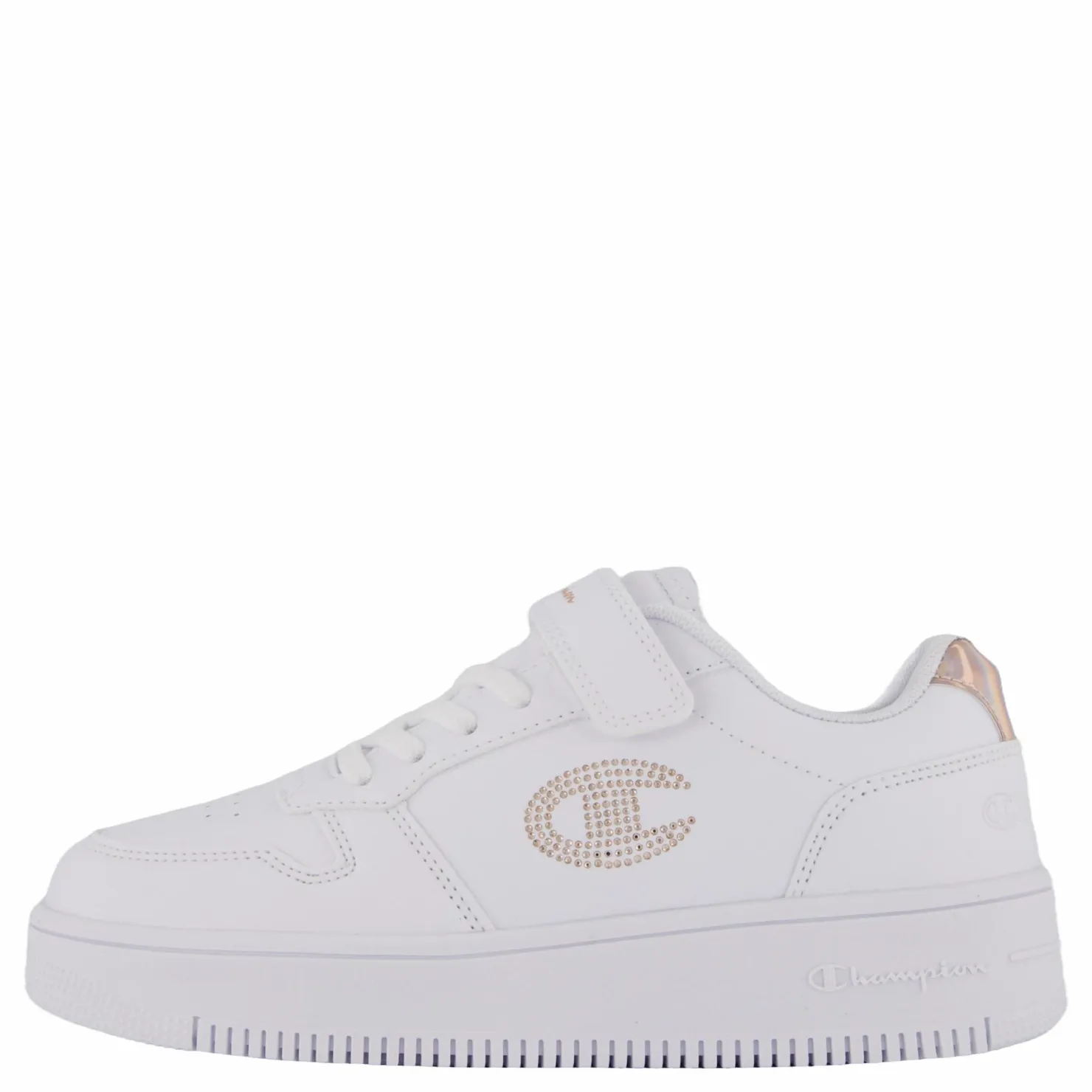 Champion Rebound Platform Glitter G Ps Bright White Vit