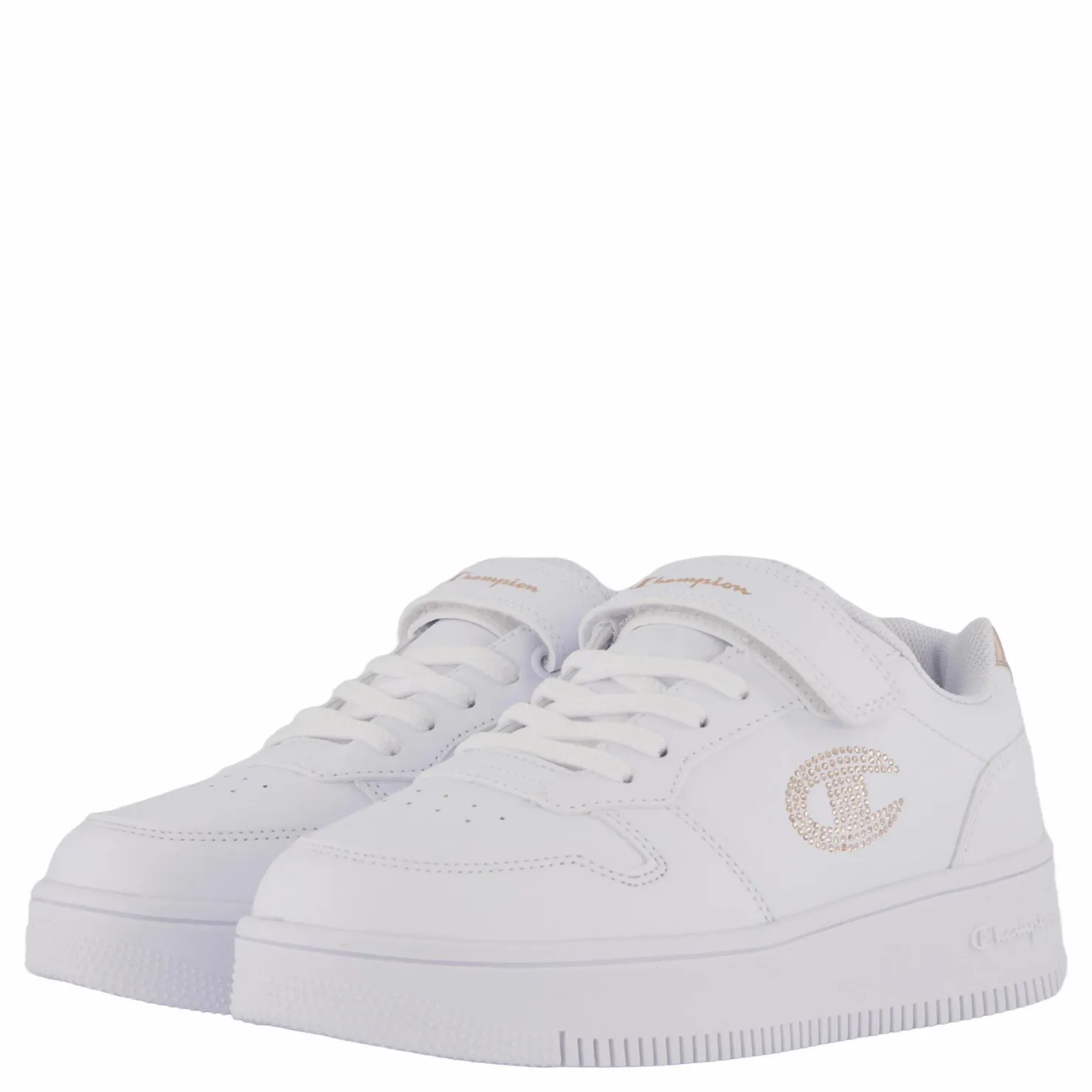 Champion Rebound Platform Glitter G Ps Bright White Vit
