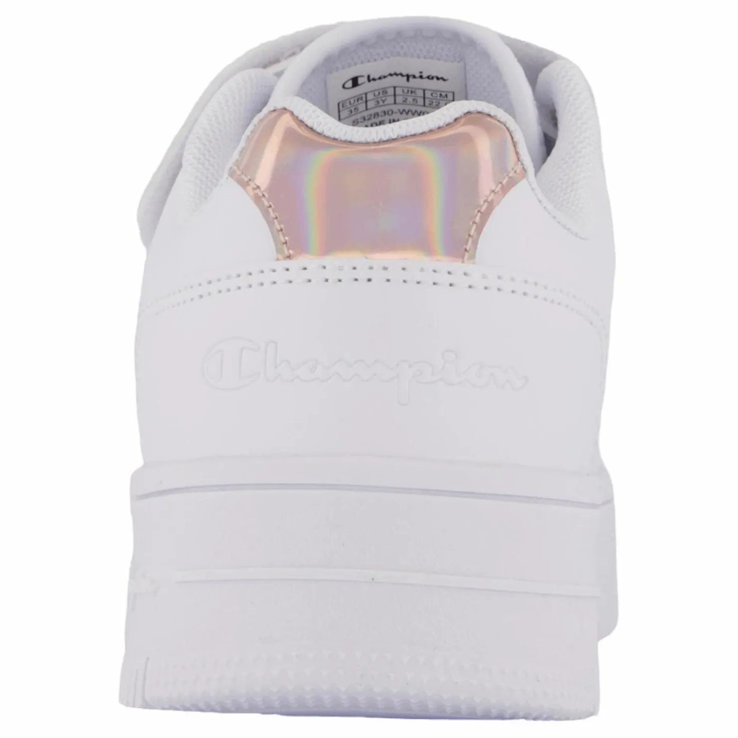 Champion Rebound Platform Glitter G Ps Bright White Vit