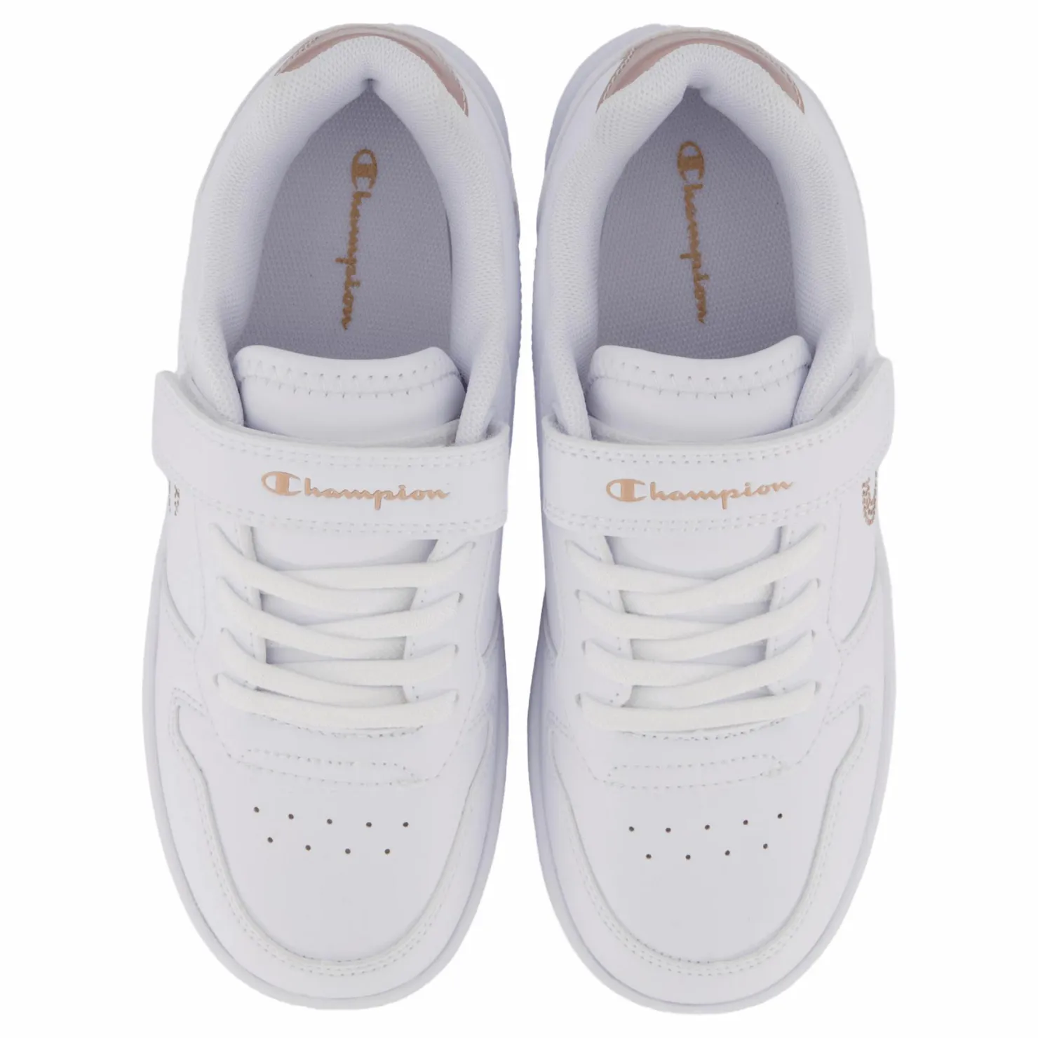 Champion Rebound Platform Glitter G Ps Bright White Vit