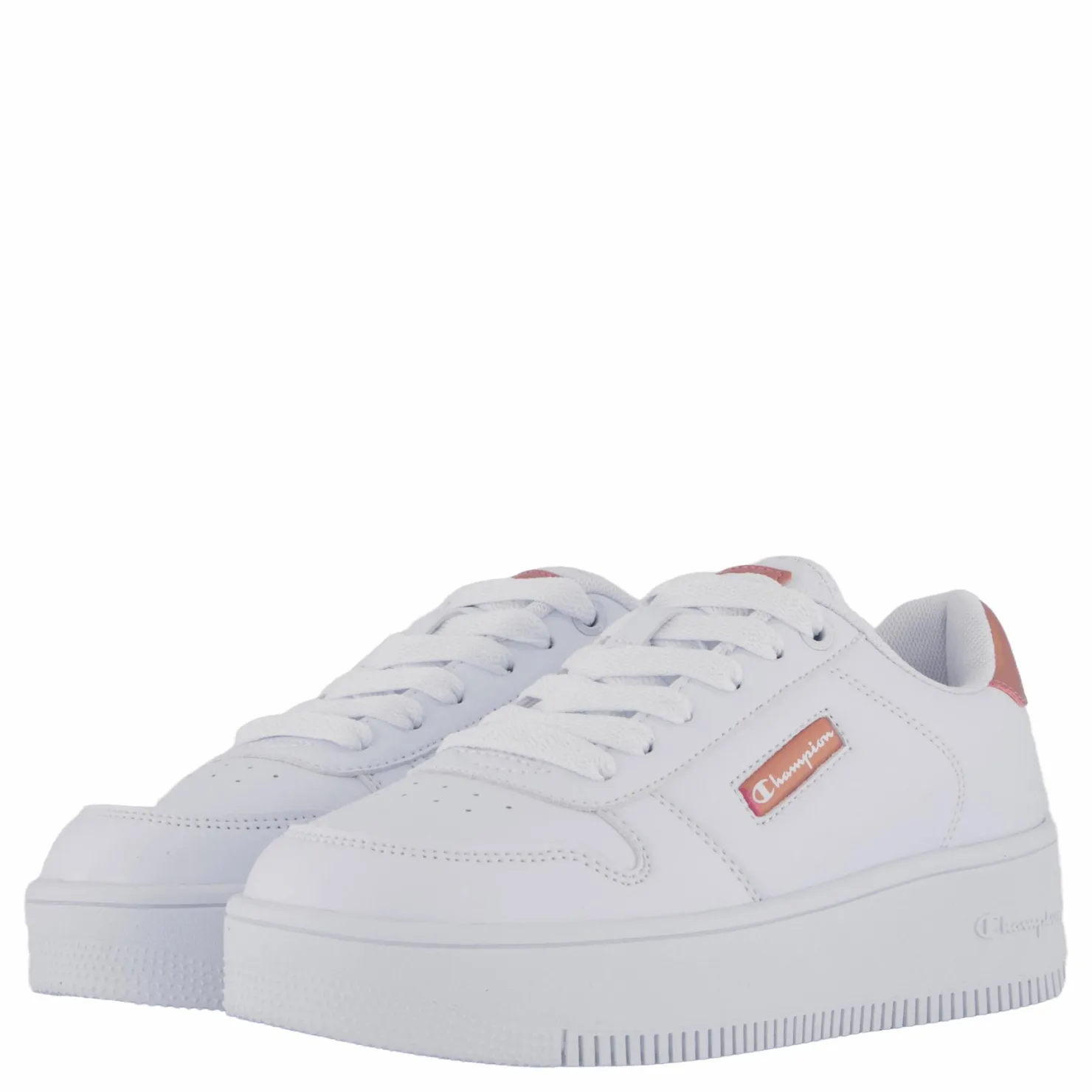 Champion Rebound Platform Glitz Low Cut Bright White Vit Best