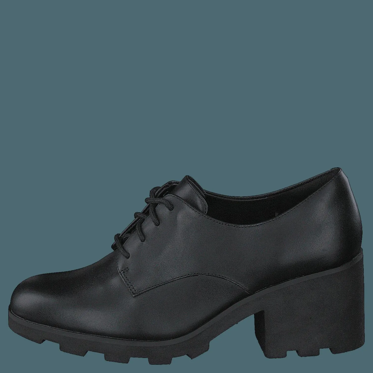 Clarks Rene Lace Black Leahter Svart Clearance