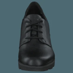 Clarks Rene Lace Black Leahter Svart Clearance