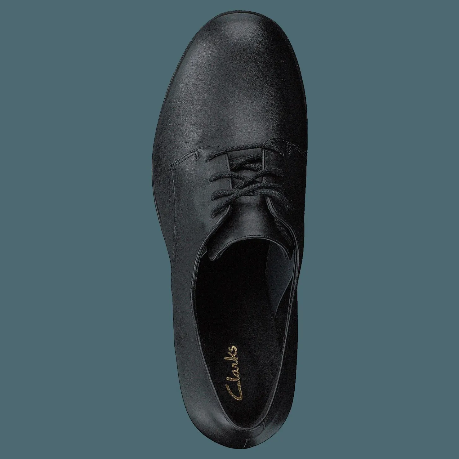 Clarks Rene Lace Black Leahter Svart Clearance